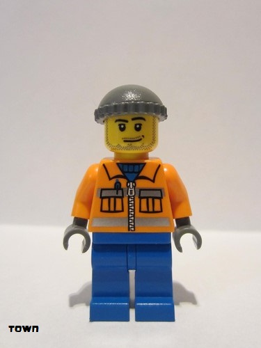 lego 2010 mini figurine cty0168 Construction Worker