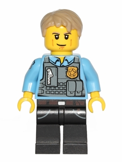 lego 2012 mini figurine cty0341 Police LEGO City Undercover Chase McCain 