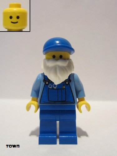 lego 2012 mini figurine twn160 Janitor