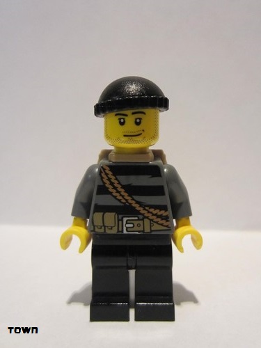 lego 2014 mini figurine cty0501 Police - City Burglar