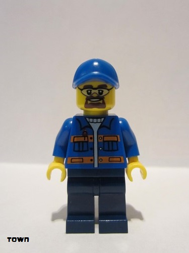 lego 2015 mini figurine cty0520 Snowplow Driver  