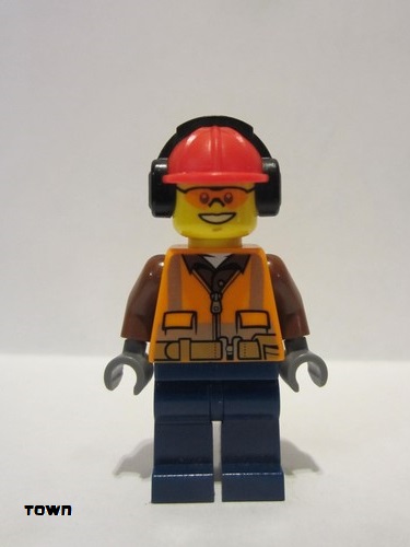 lego 2015 mini figurine cty0527 Construction Worker