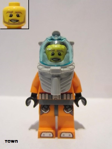 lego 2015 mini figurine cty0560 Deep Sea Diver  