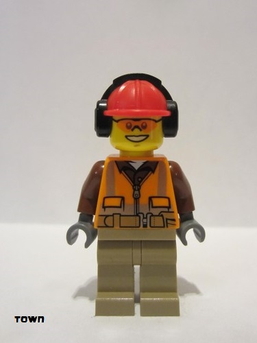 lego 2017 mini figurine cty0699 Construction Worker