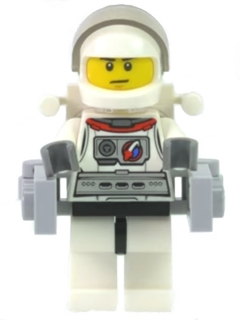 lego 2017 mini figurine twn303 Astronaut Male with Backpack 