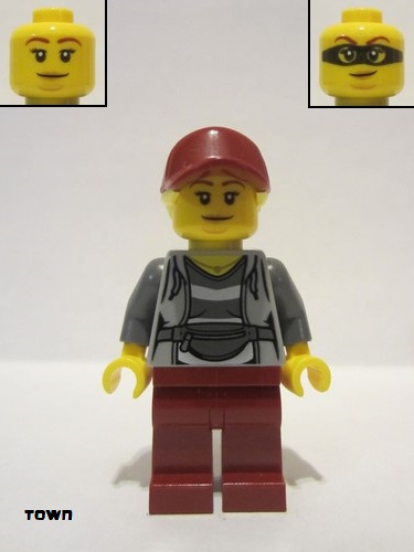 lego 2020 mini figurine cty1136 Police - Crook Big Betty  