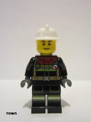 lego 2022 mini figurine cty1449 Fire Fighter Freddy Fresh 