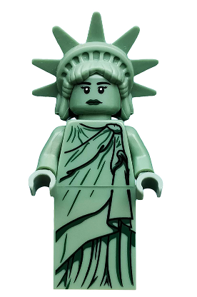 lego 2022 mini figurine twn443 Lady Liberty
