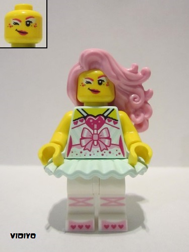 lego 2021 mini figurine vid021 Candy Ballerina  