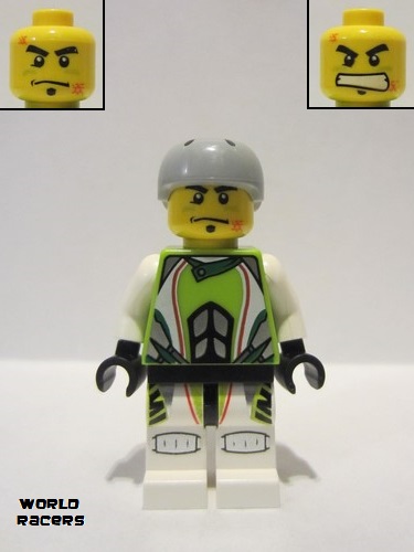 lego 2010 mini figurine wr004 Team X-treme Daredevil 1 REX-treme - Sports Helmet 