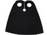 Black Minifig, Cape Cloth, Standard - Spongy Stretchable Fabric