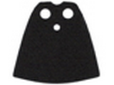 Black Minifigure Cape Cloth, Standard - Traditional Starched Fabric - 4.0cm Height