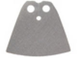 Dark Bluish Gray Minifigure, Cape Cloth, Standard - Shiny Starched Fabric - Height 3.9 cm