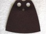 Dark Brown Minifigure Cape Cloth, Standard - Traditional Starched Fabric - 4.0cm Height