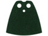 Dark Green Minifigure Cape Cloth, Standard - Traditional Starched Fabric - 4.0cm Height