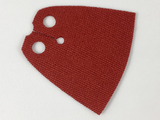 Dark Red Minifig, Cape Cloth, Standard - Spongy Stretchable Fabric