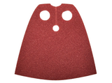 Dark Red Minifigure, Cape Cloth, Standard - Shiny Starched Fabric - Height 3.9 cm