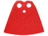 Red Minifigure, Cape Cloth, Standard - Shiny Starched Fabric - Height 3.9 cm