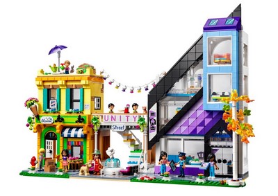 lego 2023 set 41732 Downtown Flower and Design Stores