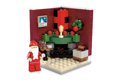 lego 2011 set 3300002 Fire Place Scene (Limited Edition 2011 Holiday Set (2 of 2)) 