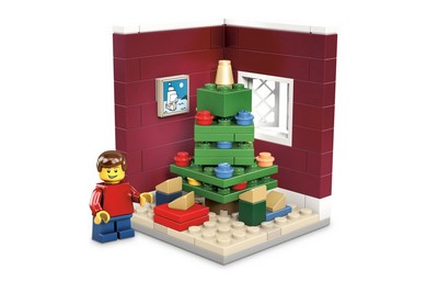lego 2011 set 3300020 Christmas Tree Scene (Limited Edition 2011 Holiday Set (1 of 2)) 