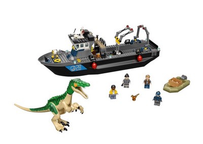 lego 2021 set 76942 Baryonyx Dinosaur Boat Escape