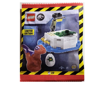 lego 2024 set 122401 Laboratory with Raptor paper bag