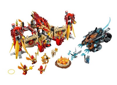 lego 2014 set 70146 Flying Phoenix Fire Temple 