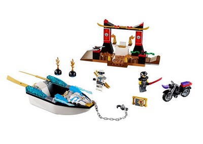 lego 2018 set 10755 Zane's Ninja Boat Pursuit 