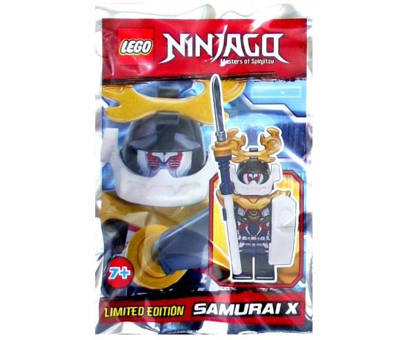 ORIGINAL LEGO Ninjago Limited Edition Minifigure SAMURAI X Foil Pack 891843 