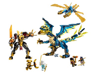 lego 2023 set 71796 Elemental Dragon vs. the Empress Mech Le dragon élémentaire contre le robot de l’impératrice