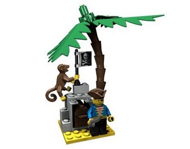 lego 1992 set 1889 Pirate's Treasure Hold 