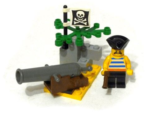 Sets LEGO - Pirates - 1871 - Pirates Cannon | Minifig-pictures.be