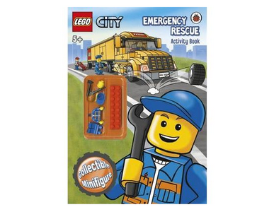 lego 2010 set 9781409308850 City - Emergency Rescue - Activity Book 