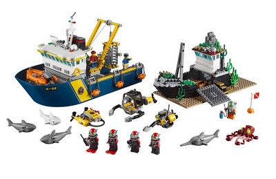 lego 2015 set 60095 Deep Sea Exploration Vessel 