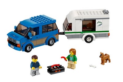 lego 2016 set 60117 Van and Caravan 