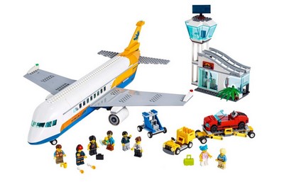 lego 2020 set 60262 Airport and Passenger Plane L'avion de passagers