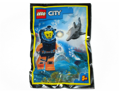 lego 2020 set 862011 Diver and Sawfish foil pack