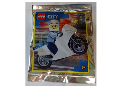 lego 2021 set 952103 Policeman and Motorcycle foil pack Policier et moto