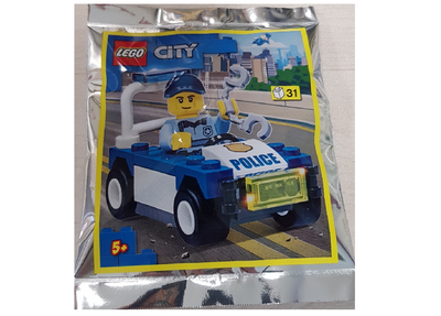 lego 2021 set 952201 Policeman with Car foil pack Policier avec voiture