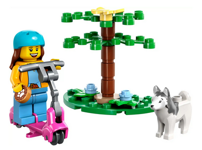 lego 2023 set 30639 Dog Park and Scooter