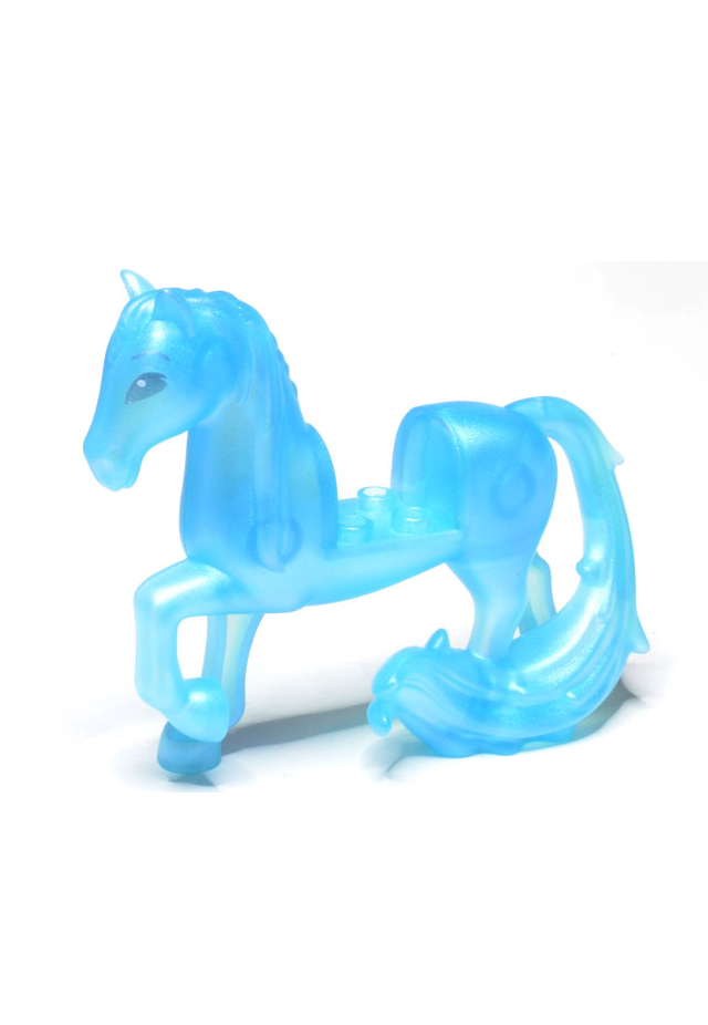 lego 2022 animal 58484c01pb01a Horse Satin Trans-Light Blue 