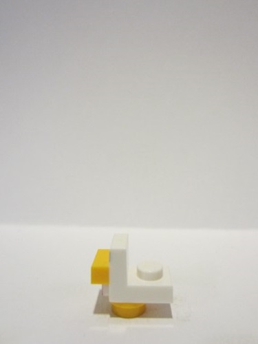 lego 2022 animal minechicken05 Chicken White, Minecraft Chicken, Baby - Brick Built, Bright Light Orange Feet 