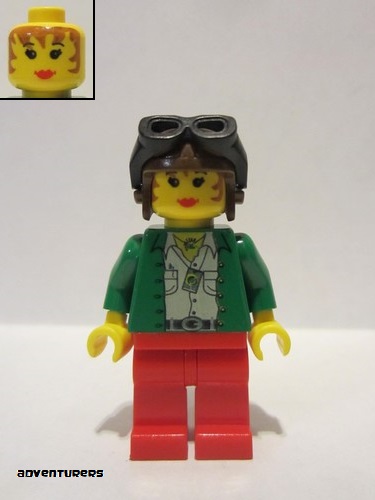 lego 2000 mini figurine adv018 Miss Gail Storm