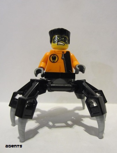 lego 2008 mini figurine agt014 Spy Clops Black Legs 