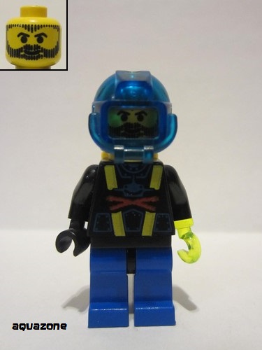 lego 1998 mini figurine aqu008 Aquashark Hybrid  