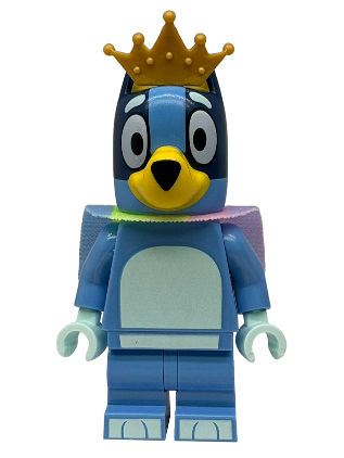 lego 2025 mini figurine blu004 Bluey Cape and Crown 
