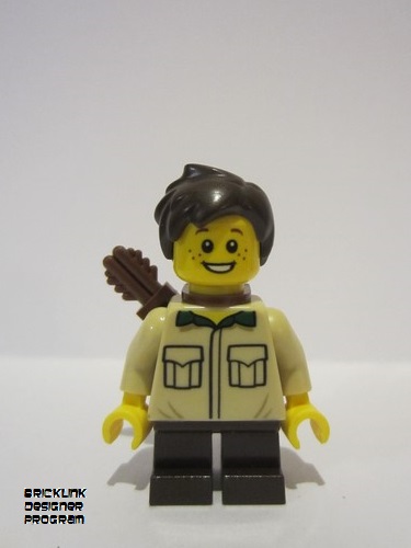 lego 2019 mini figurine bdp003 Löwenstein Archer / Boy  