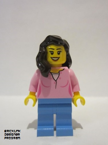 lego 2019 mini figurine bdp008 Carnival Woman  