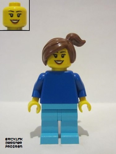lego 2019 mini figurine bdp029 Imagine It! Build It! Woman  